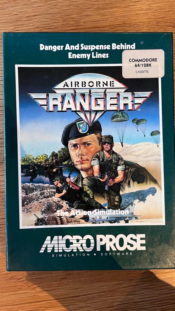 Airborne Ranger voor Commodore 64, Gebruikt, 1 speler, Vanaf 3 jaar, Ophalen