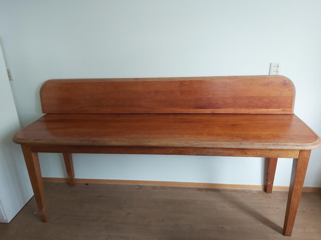 muurtafel met plank, Huis en Inrichting, Tafels | Sidetables, Gebruikt, 50 tot 75 cm, 200 cm of meer, Rechthoekig, Overige houtsoorten