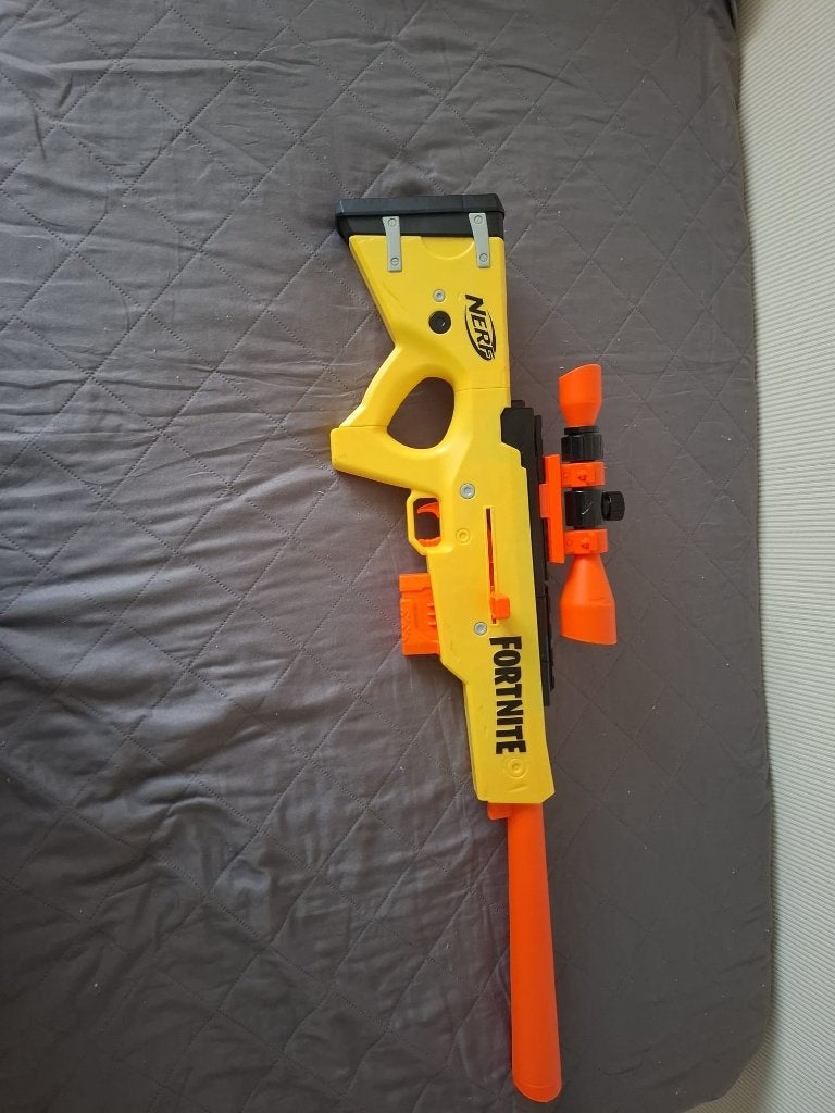 Nerf Fortnite Sniper Blaster (Inclusief vizier & darts), Ophalen, Zo goed als nieuw