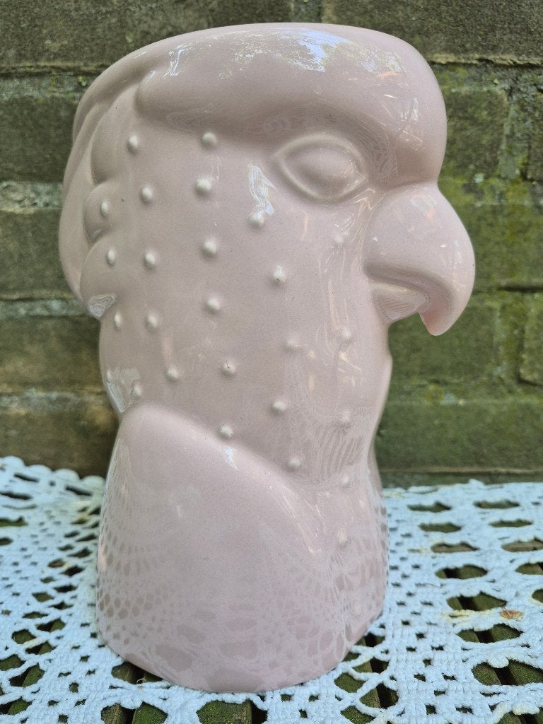 bloempot/vaas, Ophalen of Verzenden, Gebruikt, Roze, Overige materialen