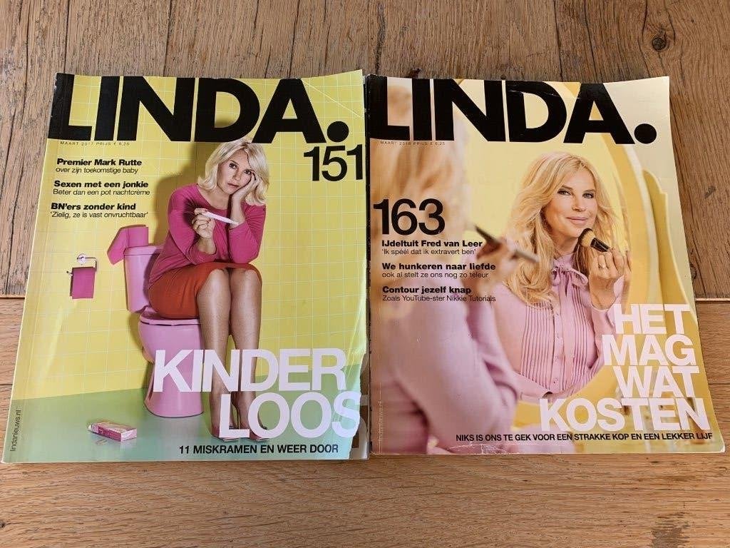 LINDA 2 stuks, Ophalen of Verzenden, Zo goed als nieuw, Damesbladen