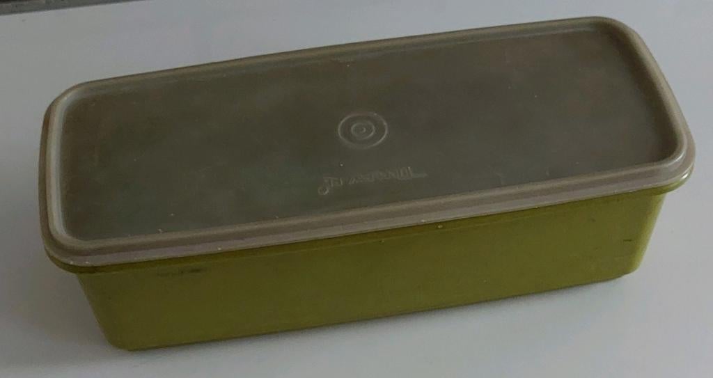 Vintage koektrommel tupperware (klein prijsje), Ophalen of Verzenden, Gebruikt