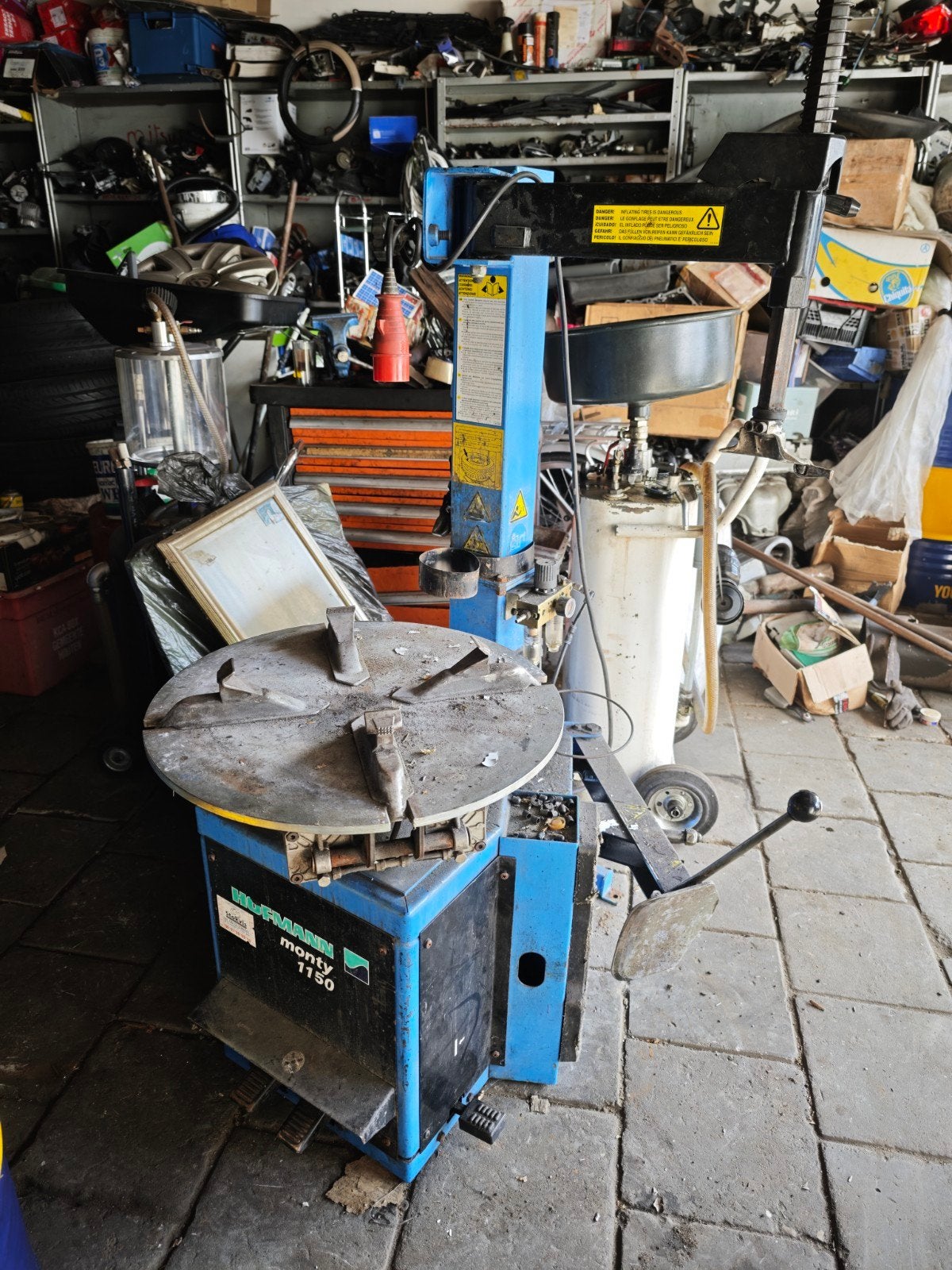 Hofmann Monty 1150 banden demonteerapparaat goed werkend!, Auto diversen, Ophalen, Gebruikt