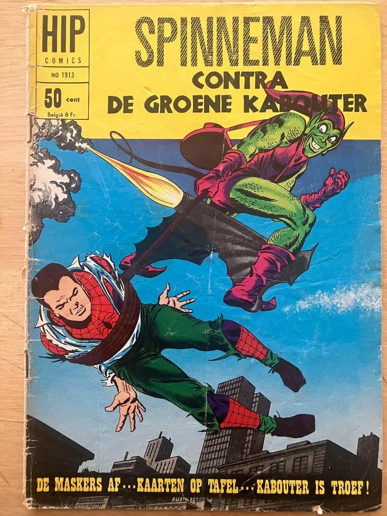 Spinneman contra de Groene Kabouter, Eén comic, Verzenden, Gelezen, Europa
