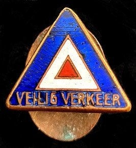 Veilig Verkeer knoop-speld kleine maat, Verzenden, Gebruikt, Transport, Speldje of Pin