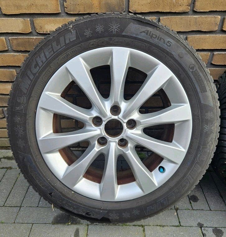 Originele 10 spaaks 17" Audi Velgen 5x112 ET39 naaf 66.5mm, Ophalen, Gebruikt, Velg(en), 17 inch