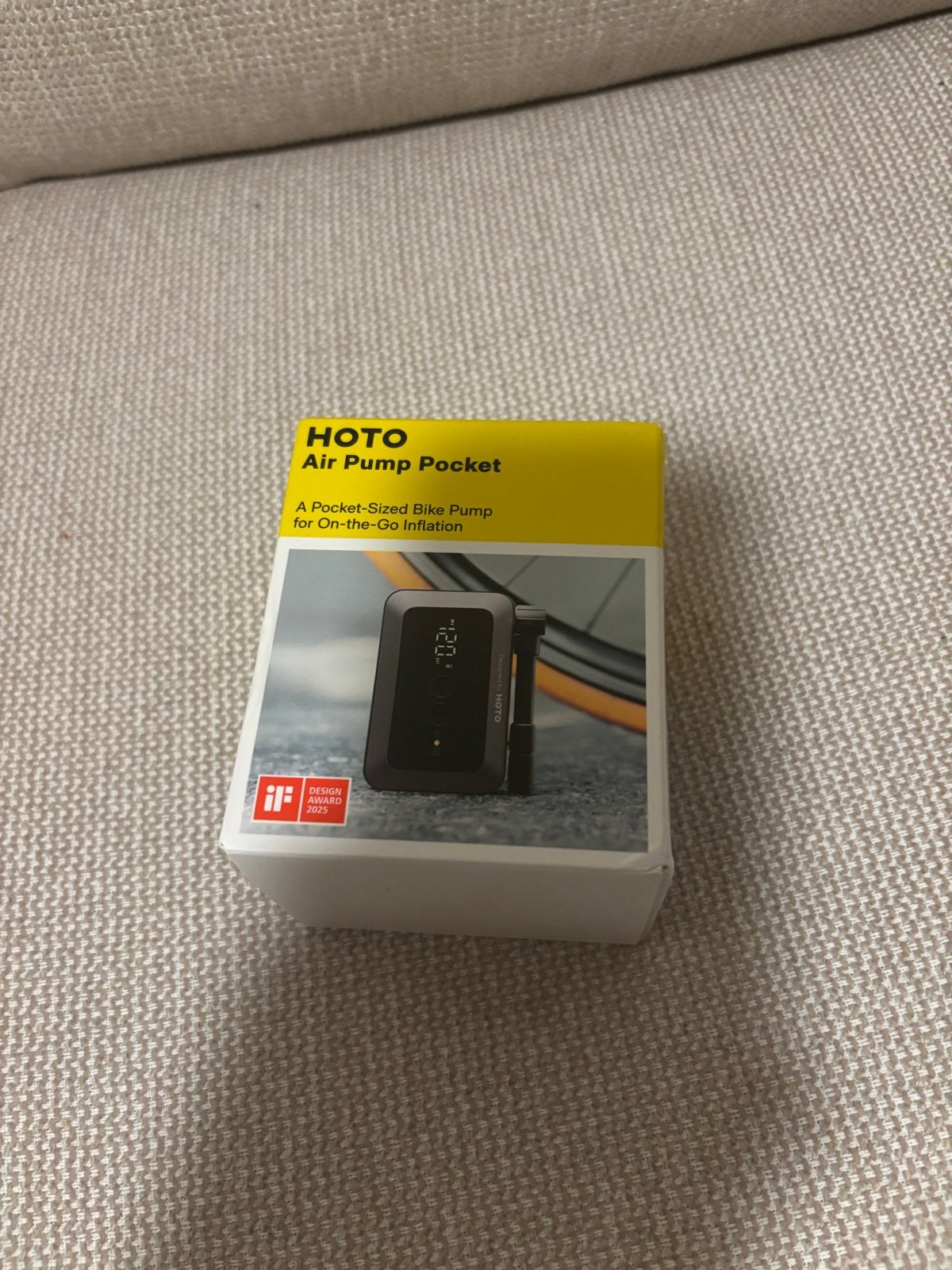 HOTO Air Pump Pocket - Draagbare elektrische fietspomp, Ophalen of Verzenden, Drukmeter, Nieuw