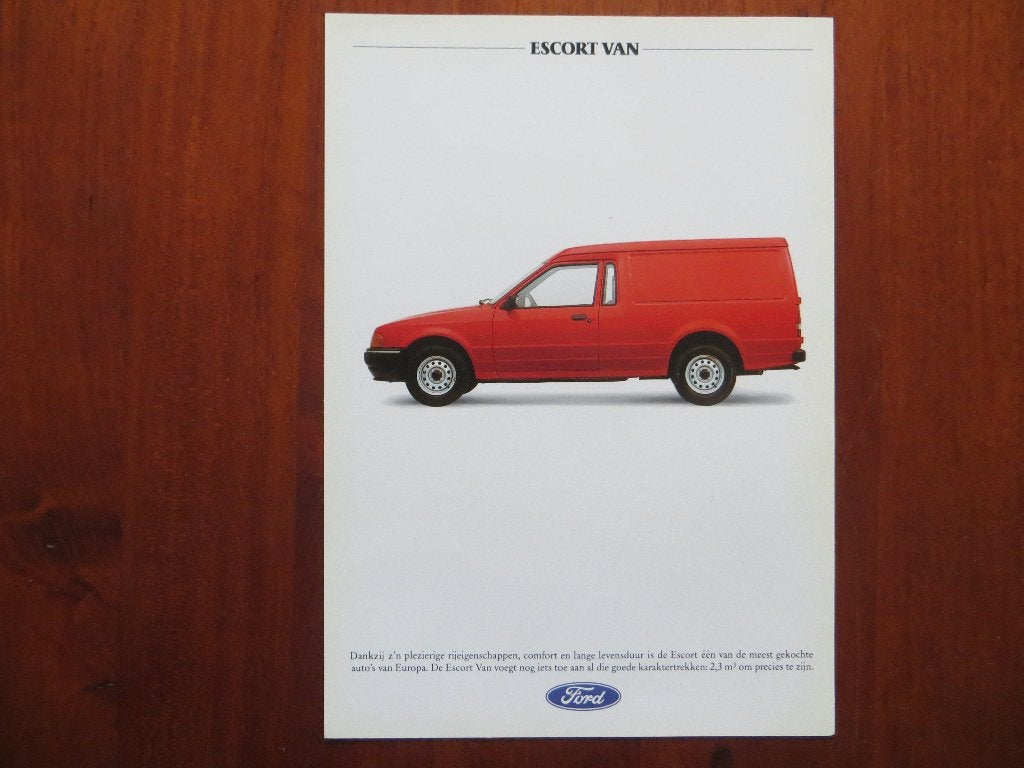Ford Escort Van (1989), Ophalen of Verzenden, Zo goed als nieuw, Ford