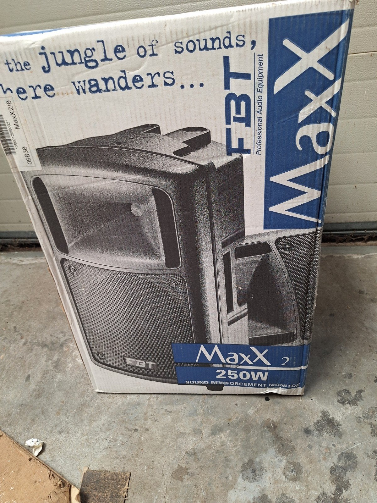 FBT MaxX 2 250W professionele luidspreker, Ophalen of Verzenden, Nieuw