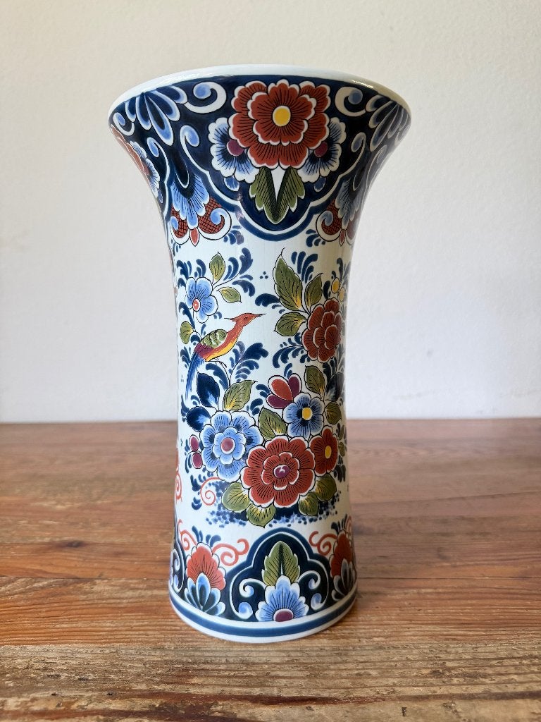 Grote vaas / bloemenvaas - Oud Delft, Ophalen of Verzenden