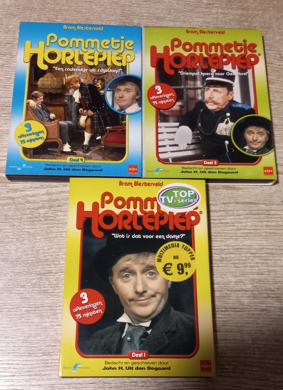 Pommety Horlepiep DVD Box - Deel 1, 2 en 3, Alle leeftijden, Zo goed als nieuw, Komedie, Inclusief doosje