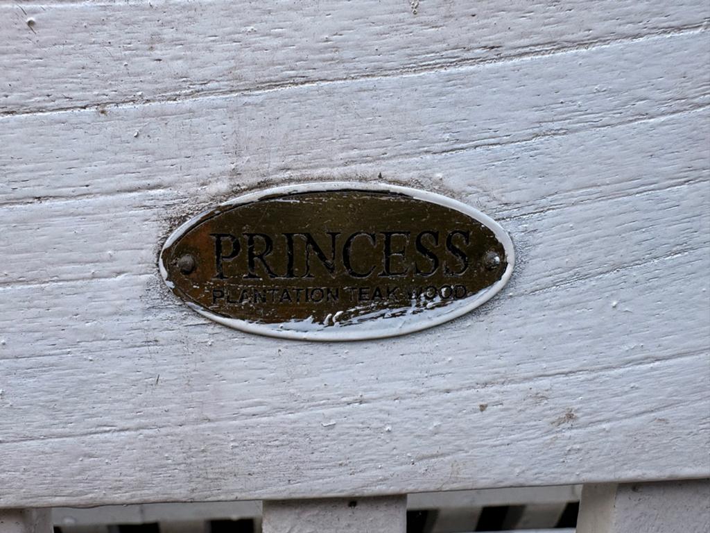 Houten ligstoel van Princess teak, Ophalen, Gebruikt, Teakhout