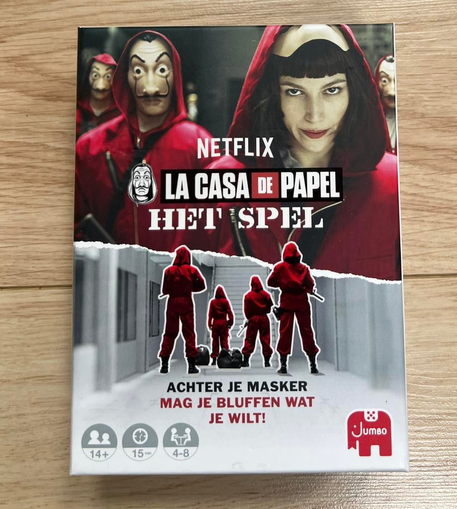 La Casa de Papel kaartspel, 1 speler, Ophalen, Gebruikt, Vanaf 3 jaar