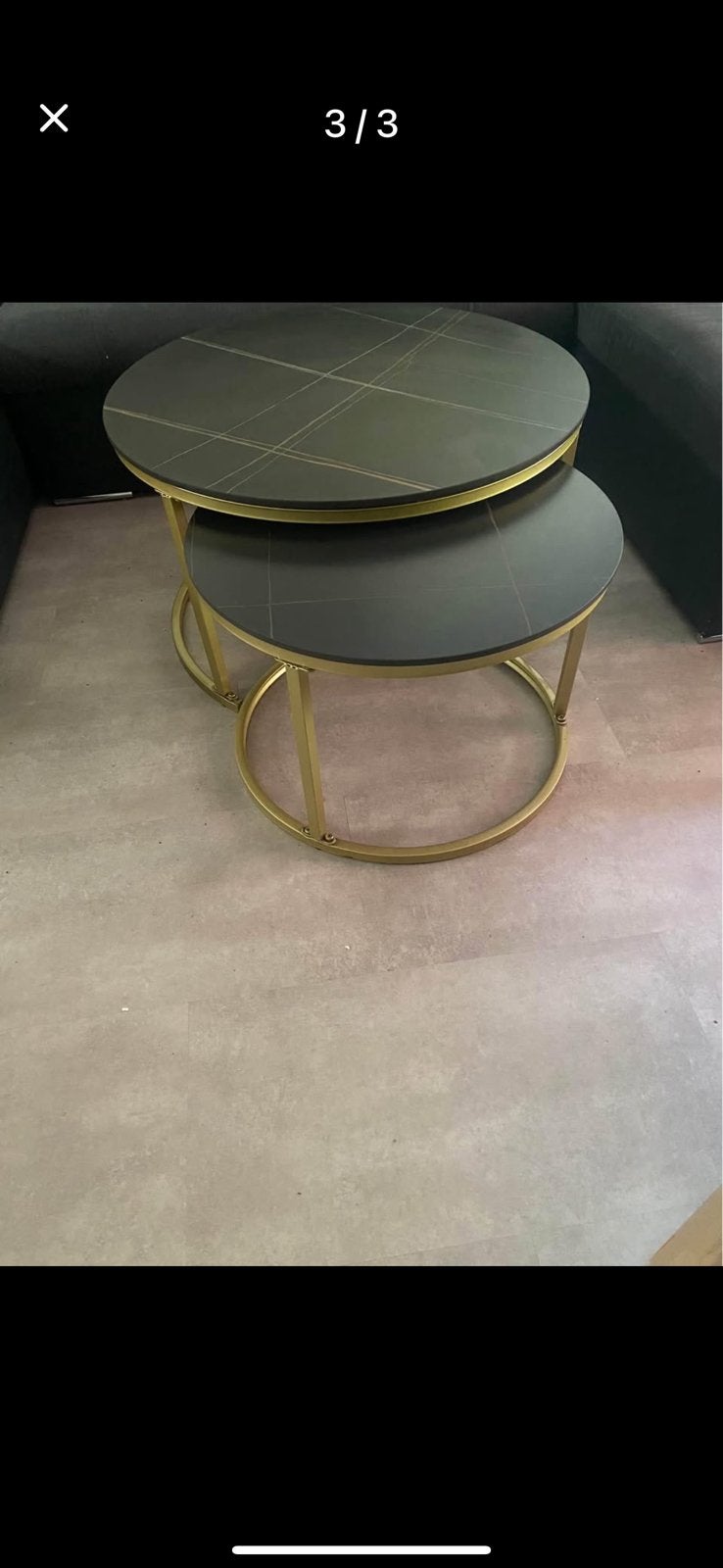 Goede tafels, Ophalen of Verzenden, Zo goed als nieuw, Rond, 50 tot 100 cm