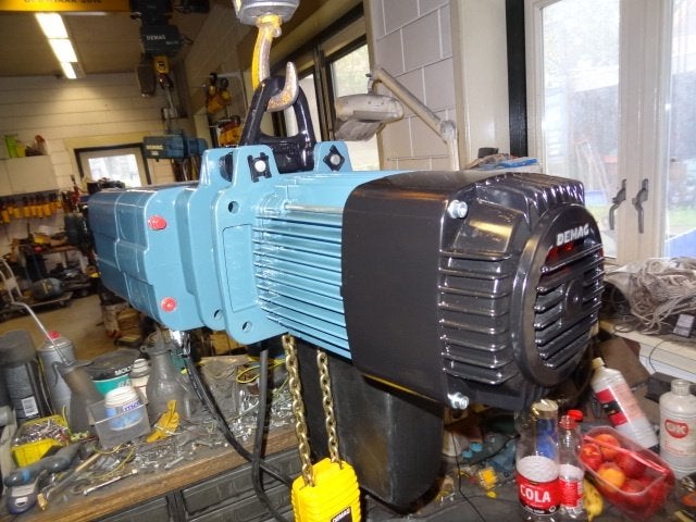 DKUN 5, 1000 KG DEMAG ketting takel, Ophalen of Verzenden, Zo goed als nieuw, Elektrisch