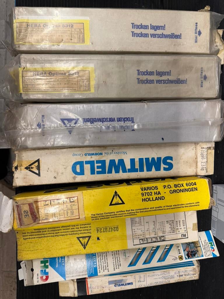 Partij Laselektroden, Ophalen of Verzenden, Nieuw, 150 tot 250 ampère, Elektroden