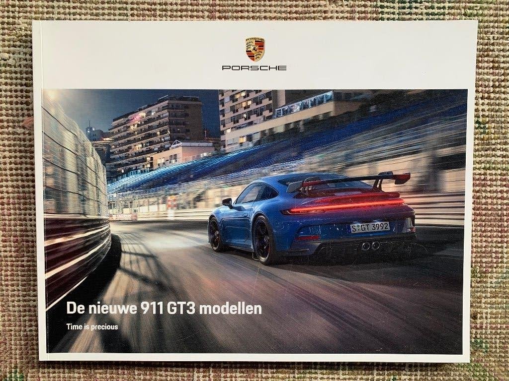 Nederlandse brochure Porsche 911 992 GT3 2021, Boeken, Porsche, Nieuw, Ophalen of Verzenden, Porsche