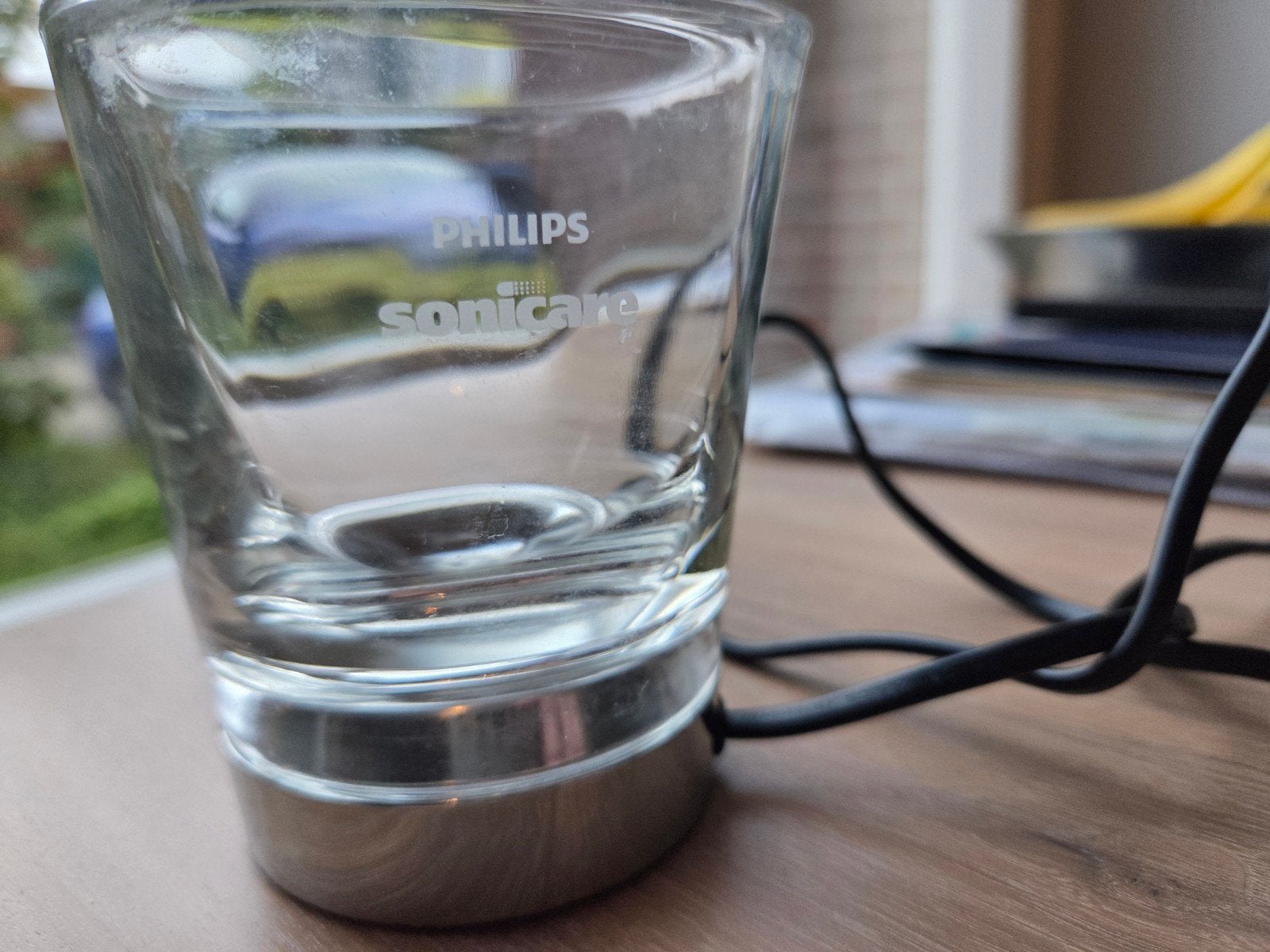 Philips Sonicare Oplader Glas voor Elektrische Tandenborstel, Ophalen of Verzenden, Gebruikt, Mondverzorging