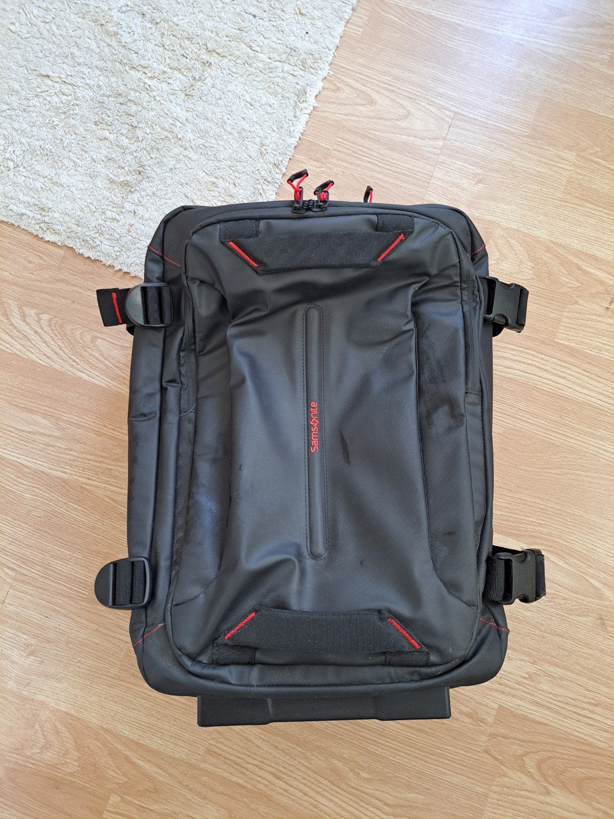 Samsonite Ecodiver reistas met wielen 55 cm - ZGAN, 40 tot 60 cm, 20 tot 30 cm, Zwart, Zo goed als nieuw
