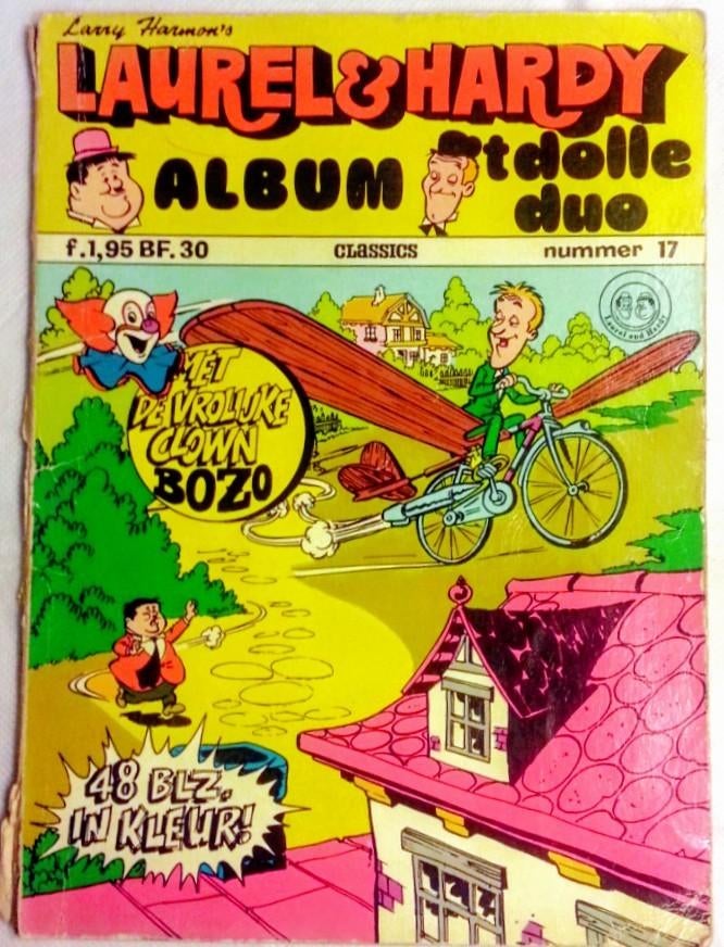 Laurel en Hardy - Nr. 17: Het dolle duo (Comic uit 1973), Europa, Ophalen of Verzenden, Gelezen, Eén comic