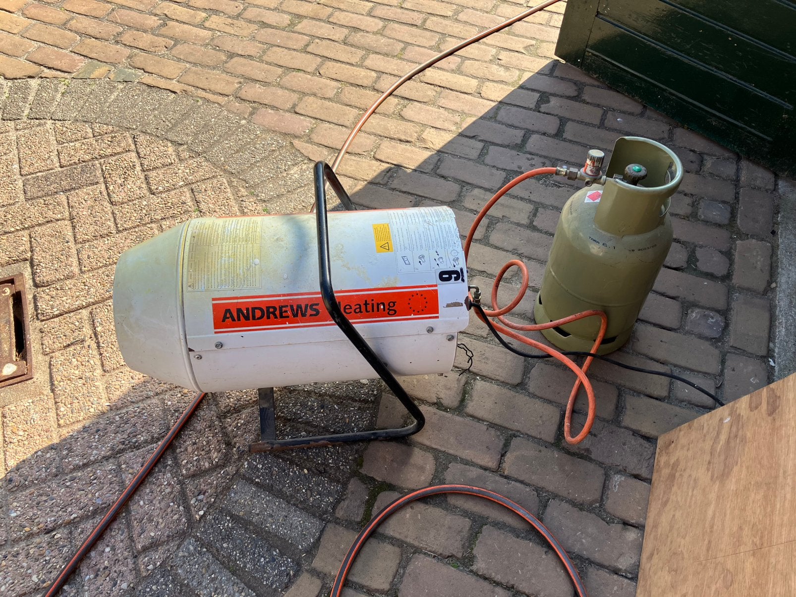 GAS HEATER ANDREWS HEATING, Doe-het-zelf en Verbouw, Verwarming en Radiatoren, Ophalen, 30 tot 80 cm, Kachel, Minder dan 60 cm
