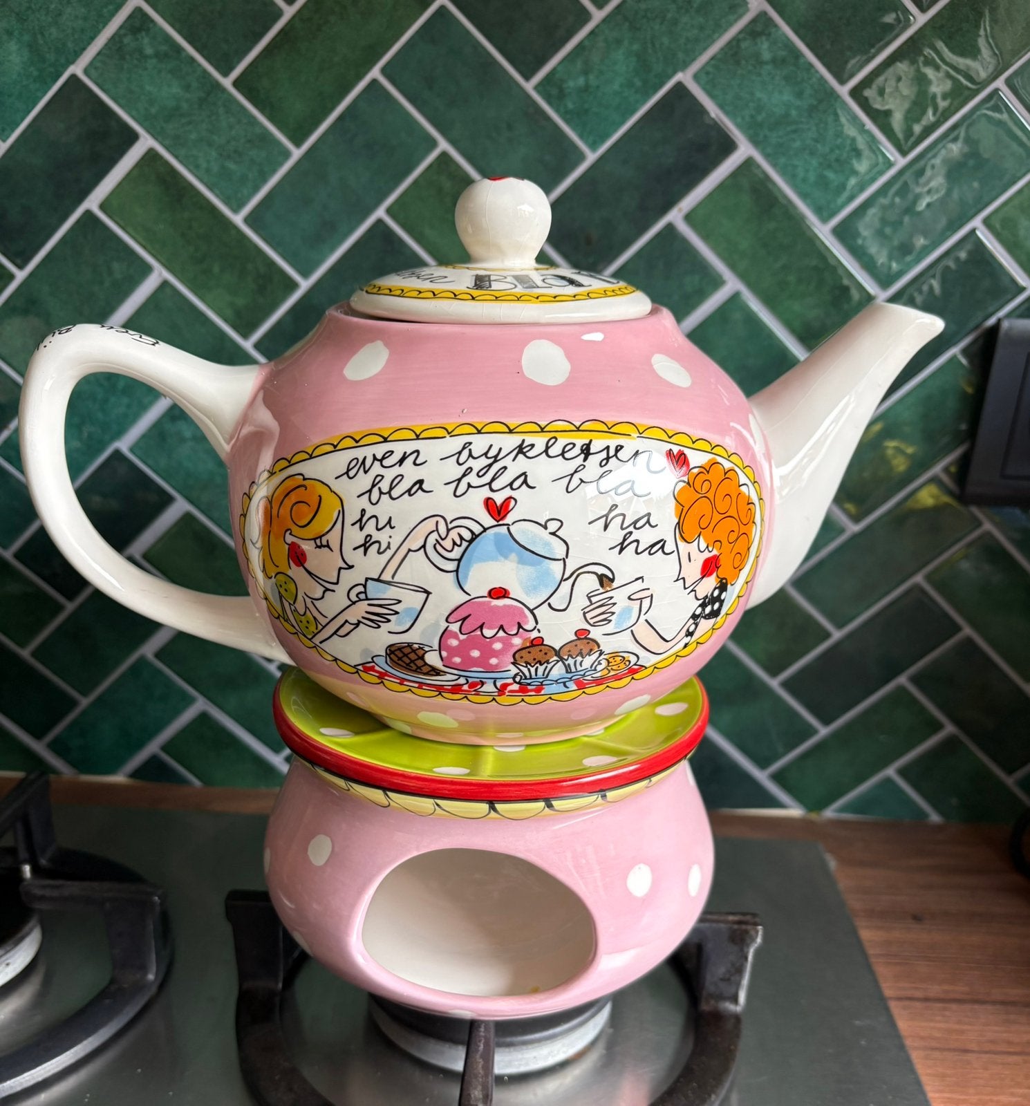 Theepot van Blond serie Blabla, Ophalen of Verzenden, Zo goed als nieuw, Aardewerk, Overige typen