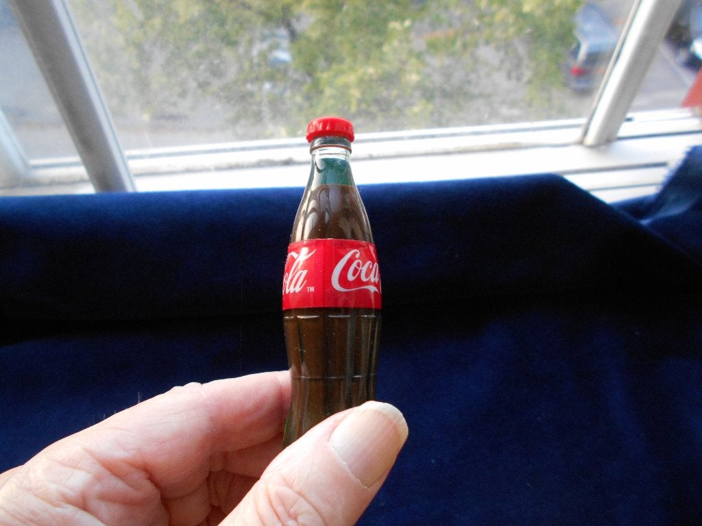 Miniatuur coca cola flesje, slechts 1,50., Verzamelen, Ophalen of Verzenden, Zo goed als nieuw, Verpakking