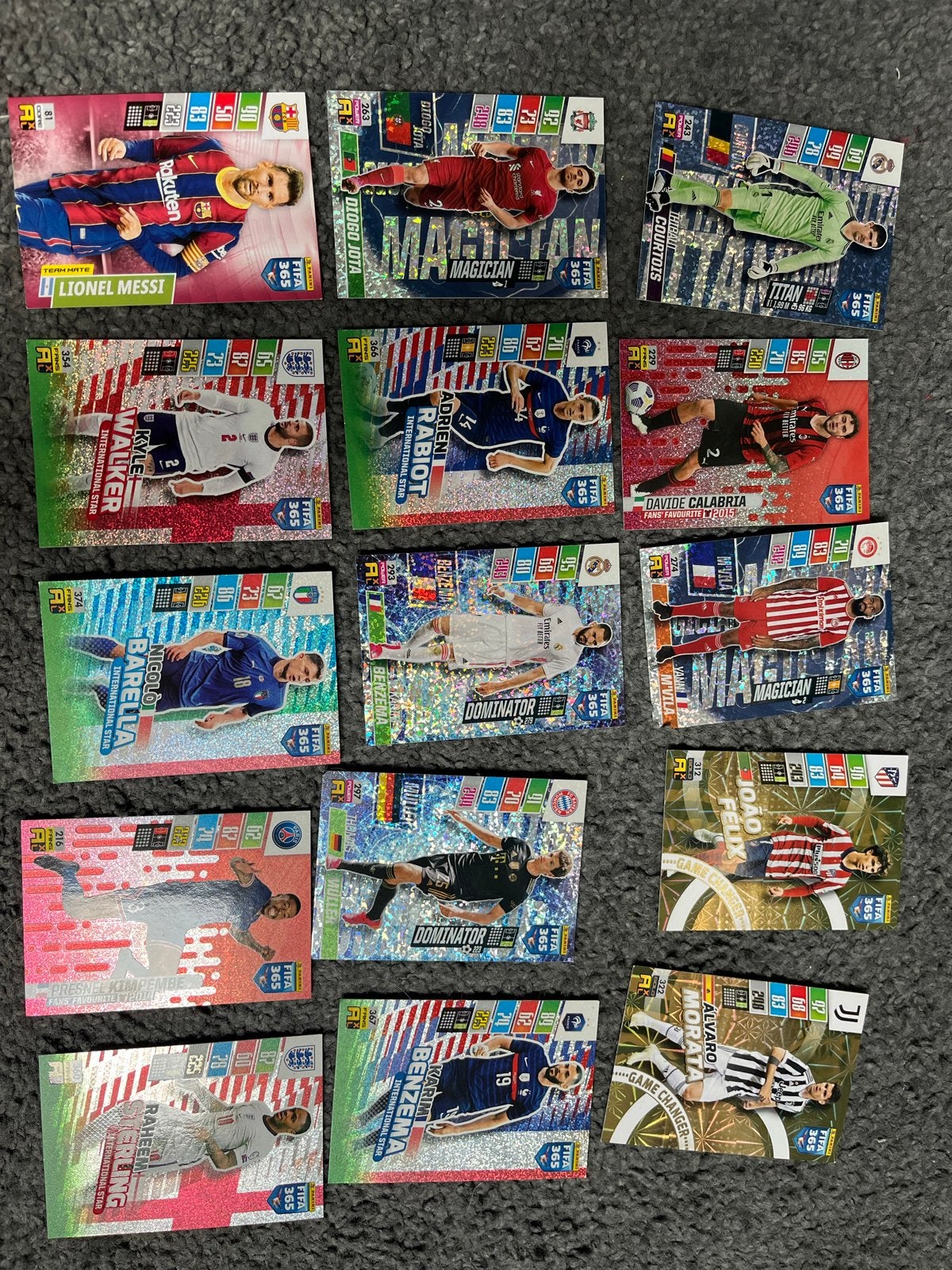 FIFA 365 Voetbal Kaarten - Diverse Spelers, Ophalen, Gebruikt, Buitenlandse clubs, Spelerskaart
