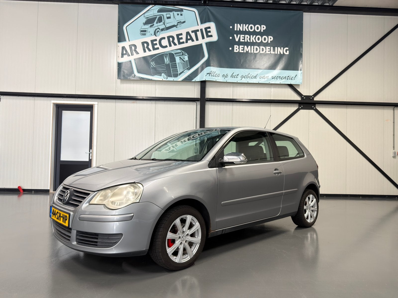 INRUILKOOPJE! Volkswagen Polo 1.4 55KW 2006 Grijs, Voorwielaandrijving, Origineel Nederlands, Bedrijf, Handgeschakeld