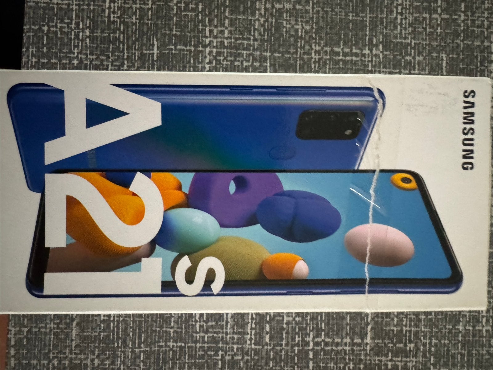 Samsung Galaxy A21S - Blauw - 64GB - Met Hoesje, Gebruikt, Overige modellen, Ophalen of Verzenden, Zonder simlock
