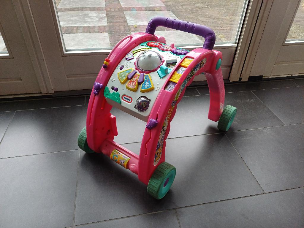 Roze Little Tikes loopwagen, Kinderen en Baby's, Speelgoed | Babyspeelgoed, Ophalen, Gebruikt, Overige typen, Met licht
