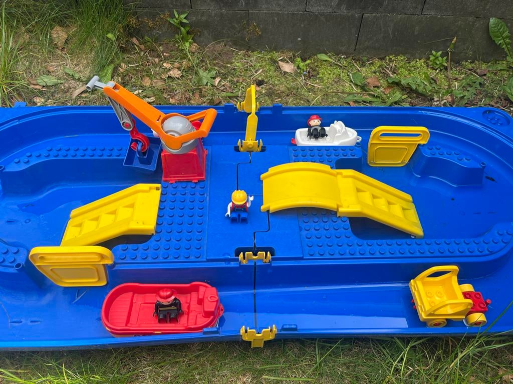 Waterbaan met accessoires en poppetjes, Ophalen, Zo goed als nieuw