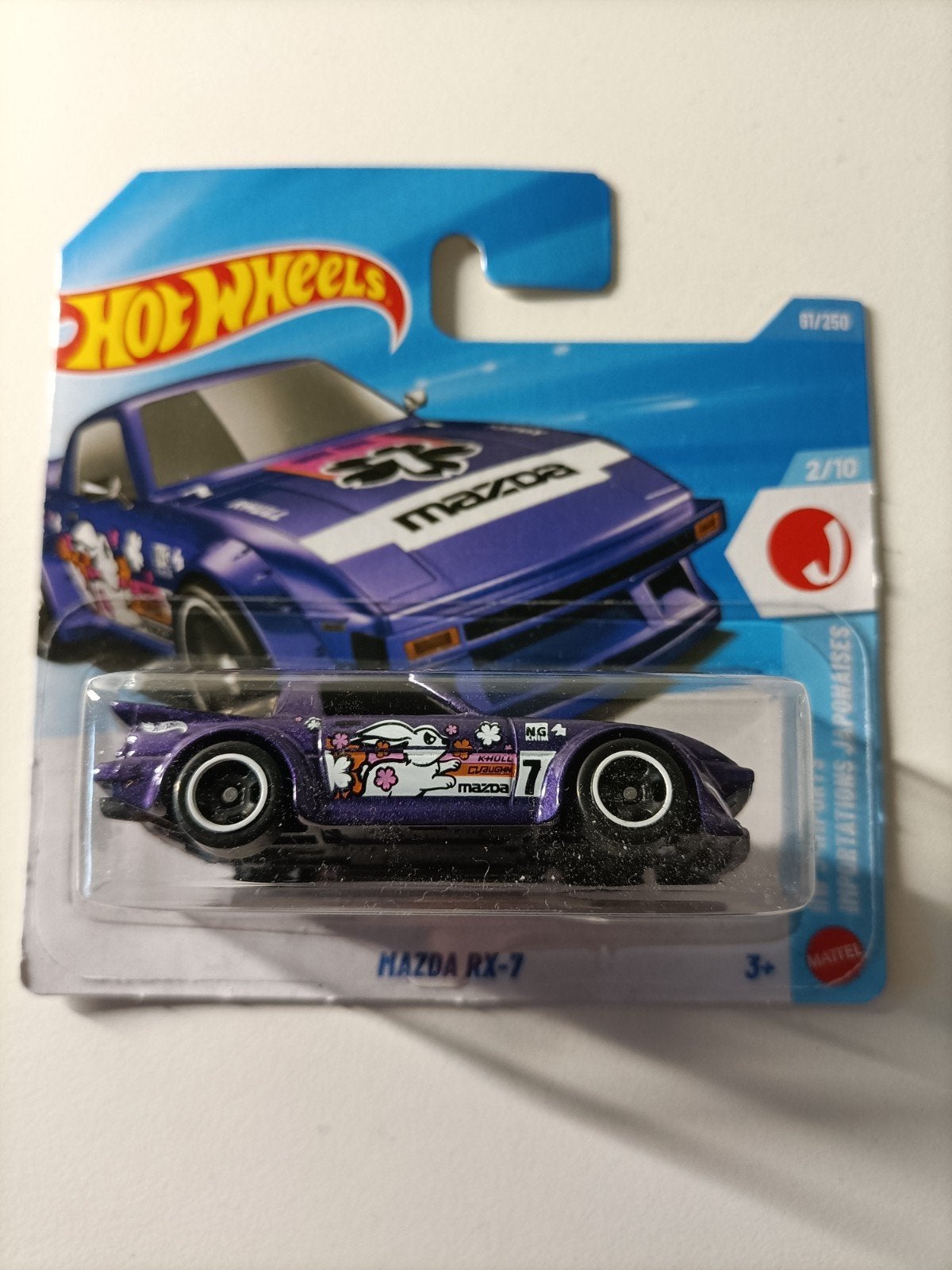 Hot Wheels Mazda RX-7 Paars - Nieuw in verpakking, Ophalen of Verzenden, Nieuw, Auto