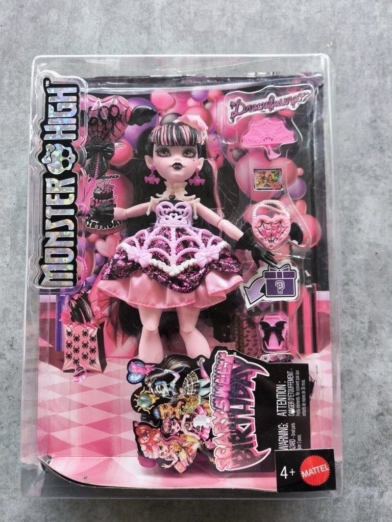 Monster High Scary Sweet Birthday Draculaura – Sweet 1600, Ophalen of Verzenden, Nieuw, Pop