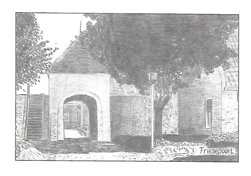 Bourtange- -Friesepoort., Verzamelen, Ansichtkaarten | Nederland, Verzenden, 1980 tot heden, Gelopen, Groningen