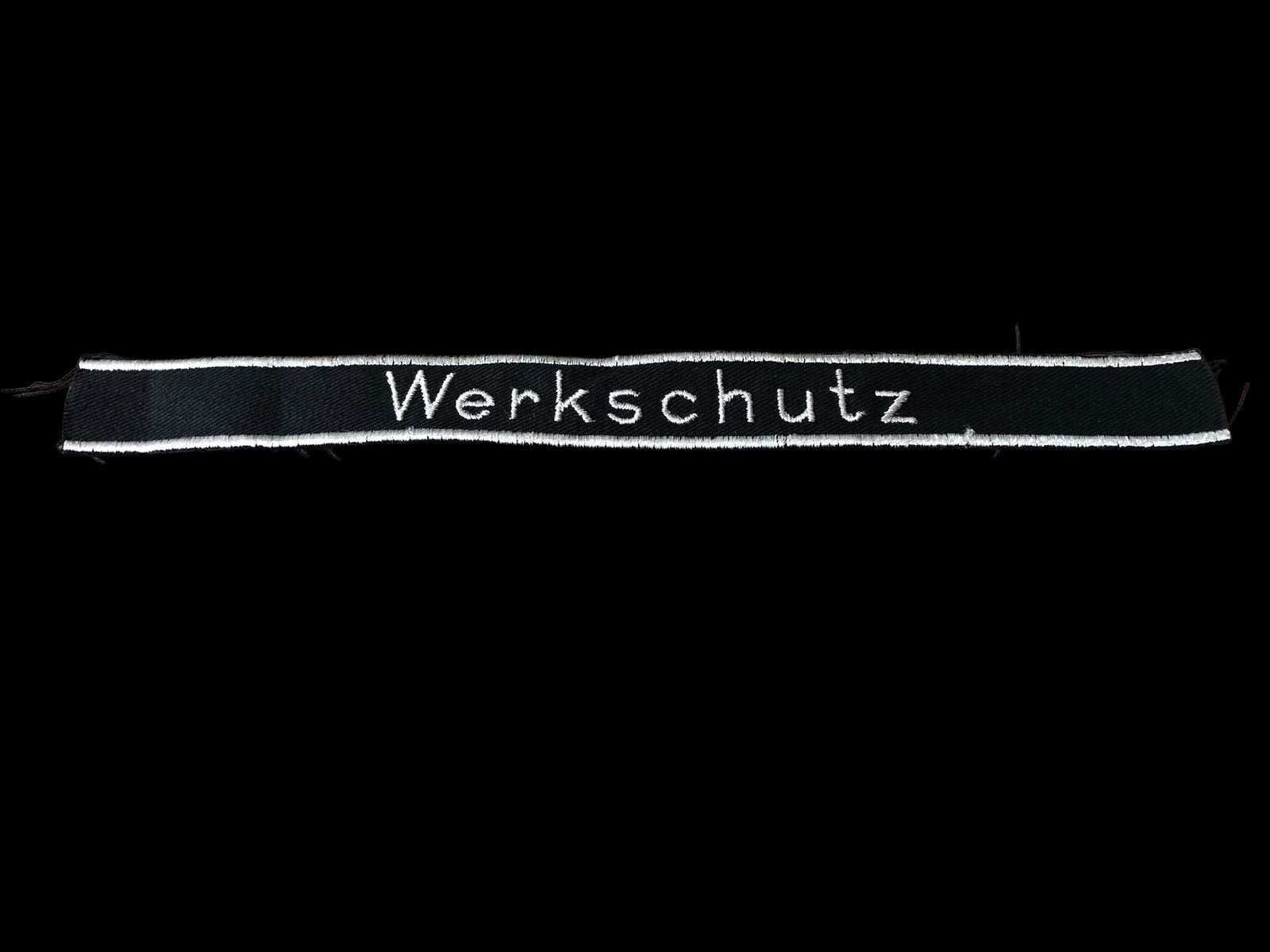 Ww2 Werkschutz cufftitle, Verzamelen, Militaria | Tweede Wereldoorlog, Ophalen, Duitsland, Embleem of Badge
