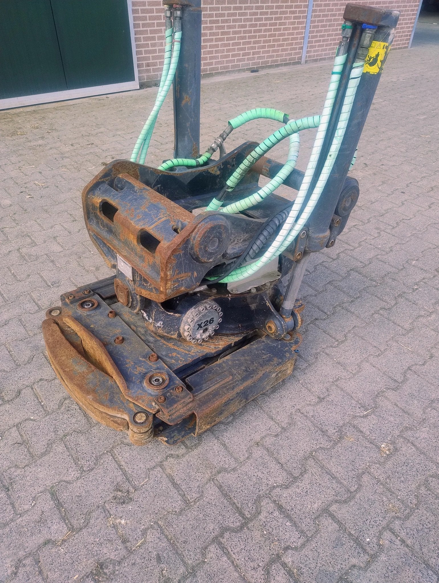 STEELWRIST Draaikantelstuk s70-s70 en een snelwissel