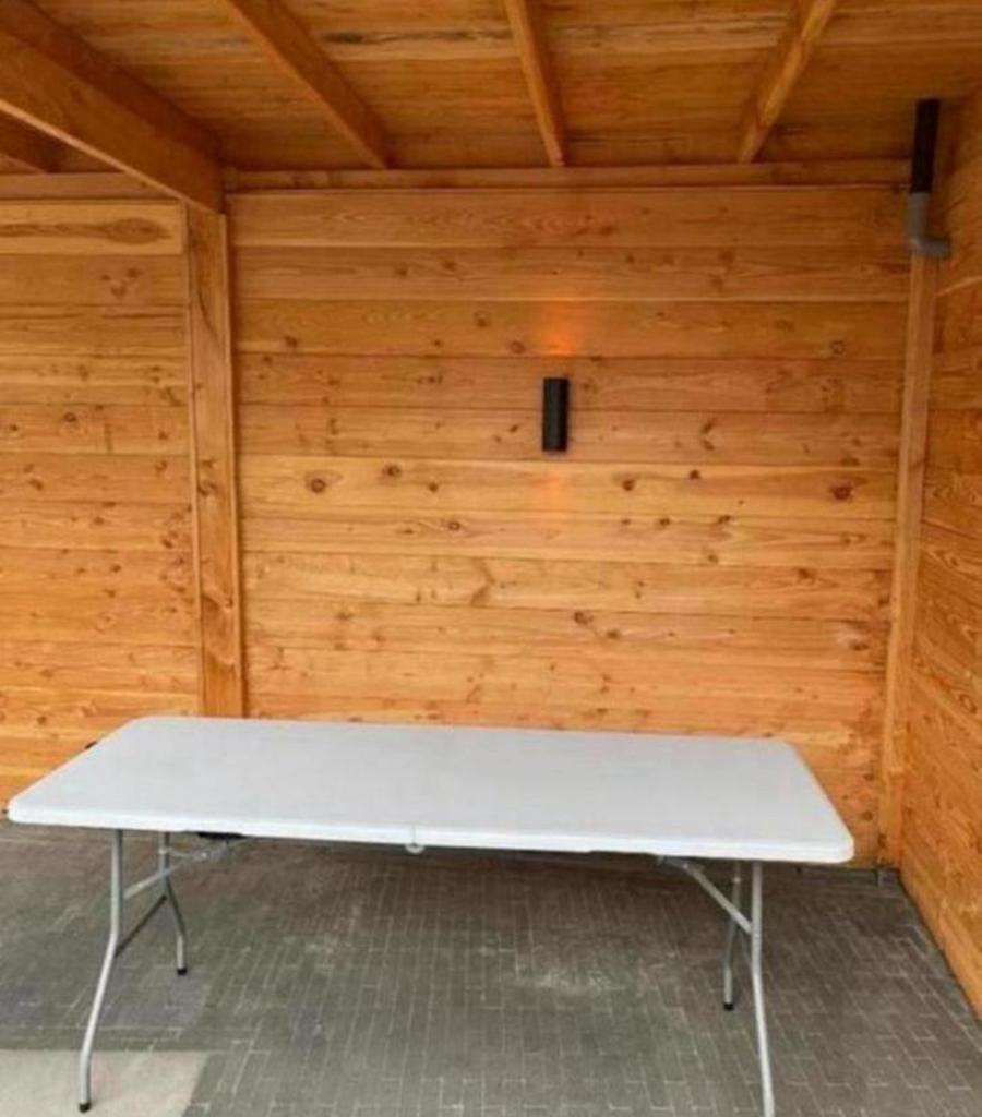 Inklaptafels te HUUR/ foldable tables for RENT Amsterdam ✅, Huis en Inrichting, Tafels | Statafels, Ophalen, Gebruikt