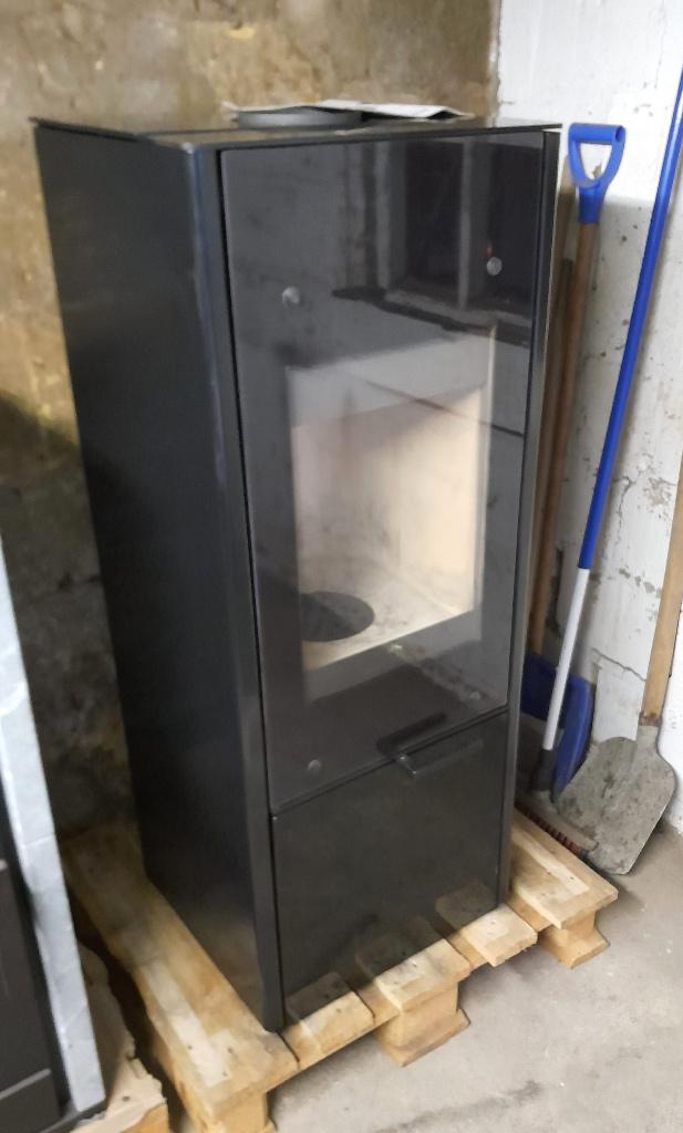 Uitverkoop Edilkamin Houtkachel type Coral 1 met LIFTDEUR!, Huis en Inrichting, Kachels, Ophalen of Verzenden, Vrijstaand, Hout