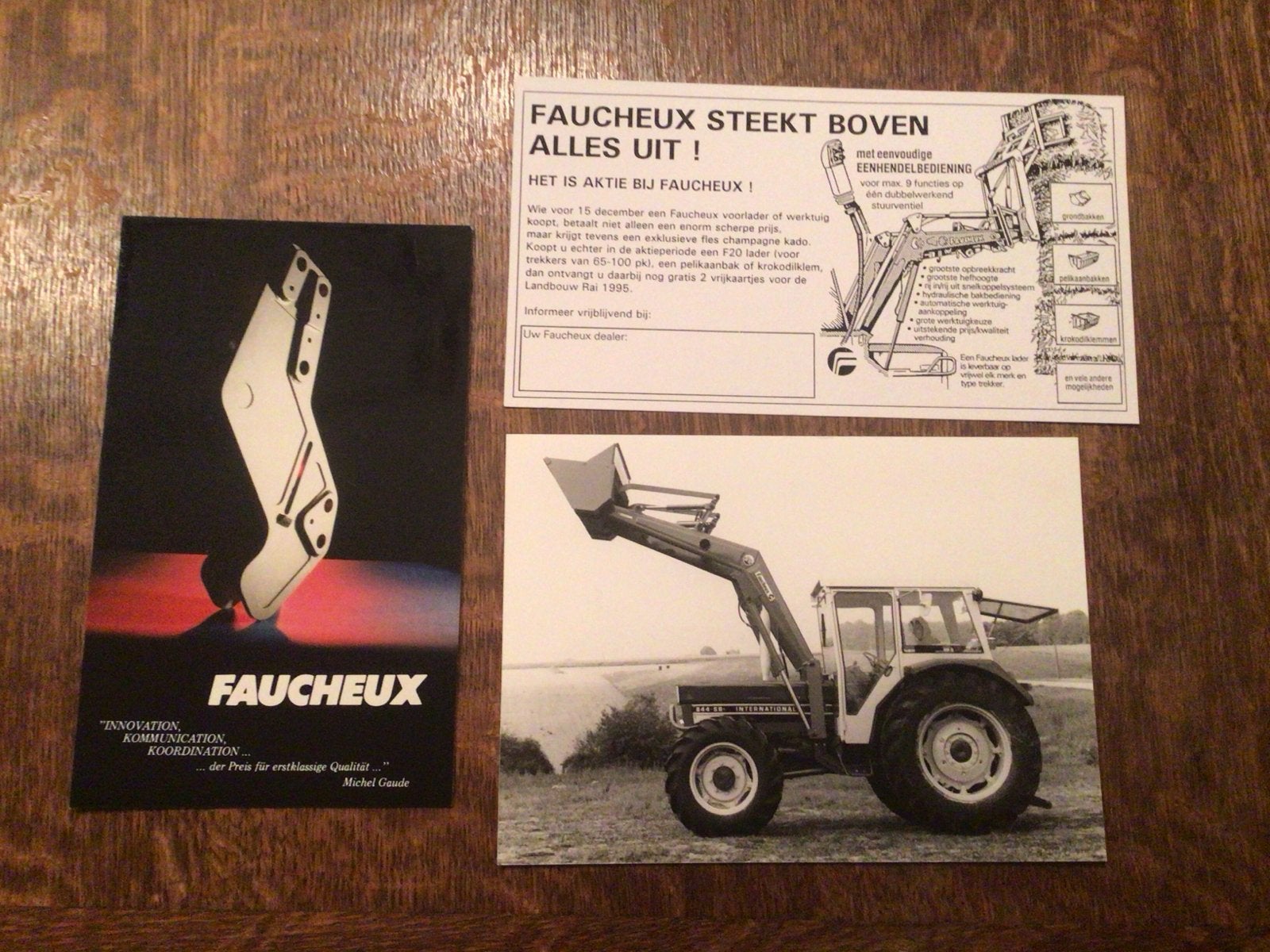 Faucheux voorlader foto’s en advertentie, Ophalen of Verzenden, Zo goed als nieuw