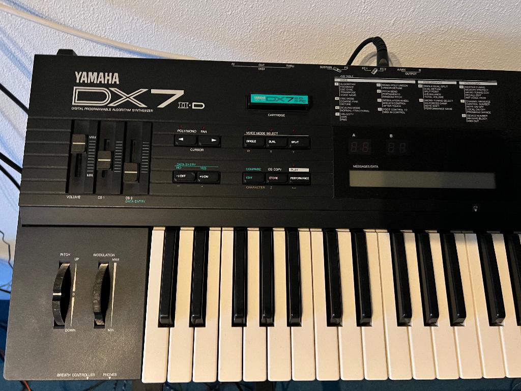 Yamaha DX7 ii In zeer goede staat!, Ophalen, Yamaha, Met midi-aansluiting, 61 toetsen