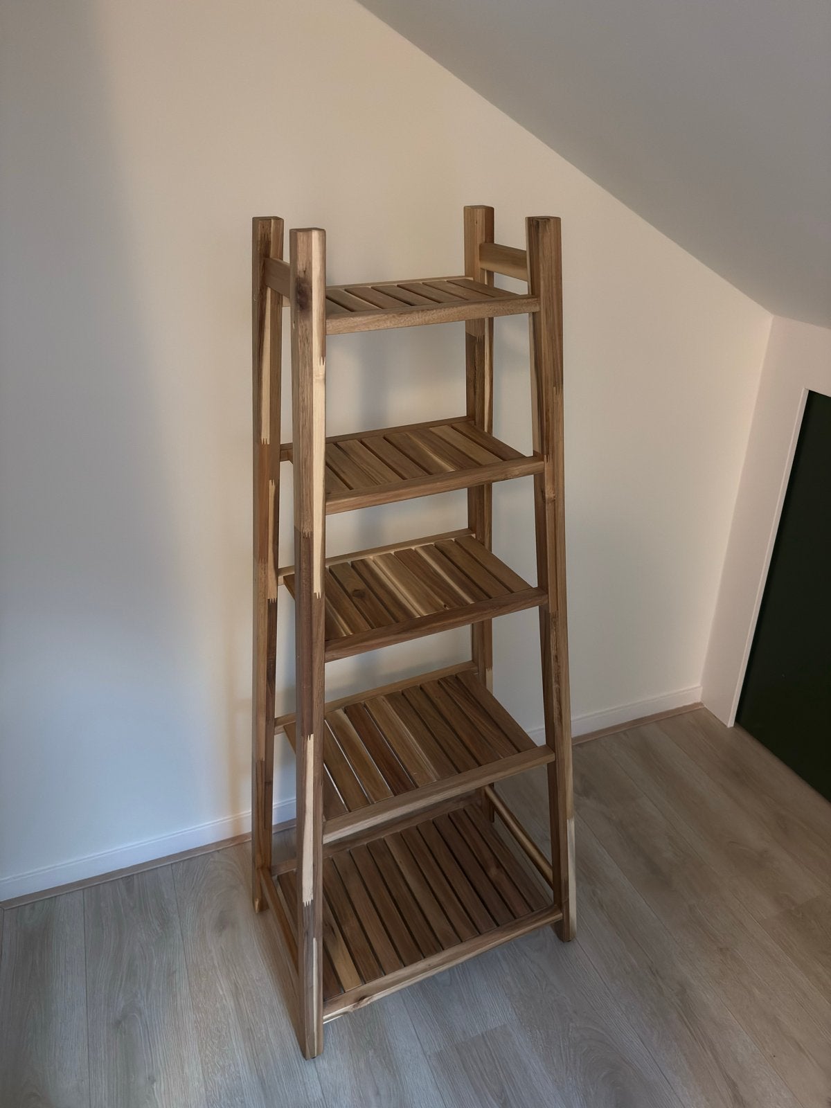 IKEA STOREDAMM Stellingkast, acacia, 60x141 cm, Ophalen, Zo goed als nieuw
