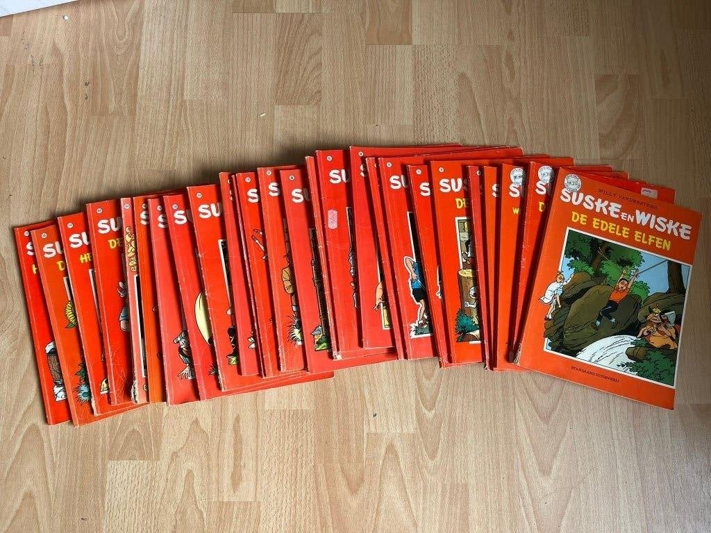 Suske en Wiske stripboeken, Meerdere stripboeken, Ophalen of Verzenden, Gelezen, Willy Vandersteen