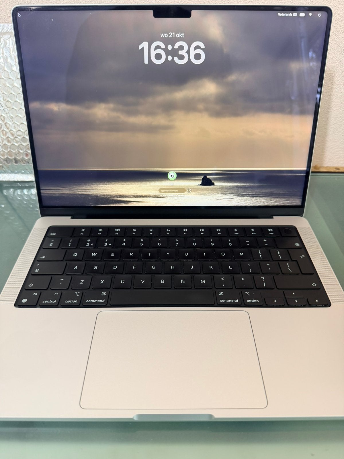 MacBook pro M1. 14 inch. 14 core  16 GB. 512GB, Computers en Software, Qwerty, Overige groottes, 512 GB, Zo goed als nieuw