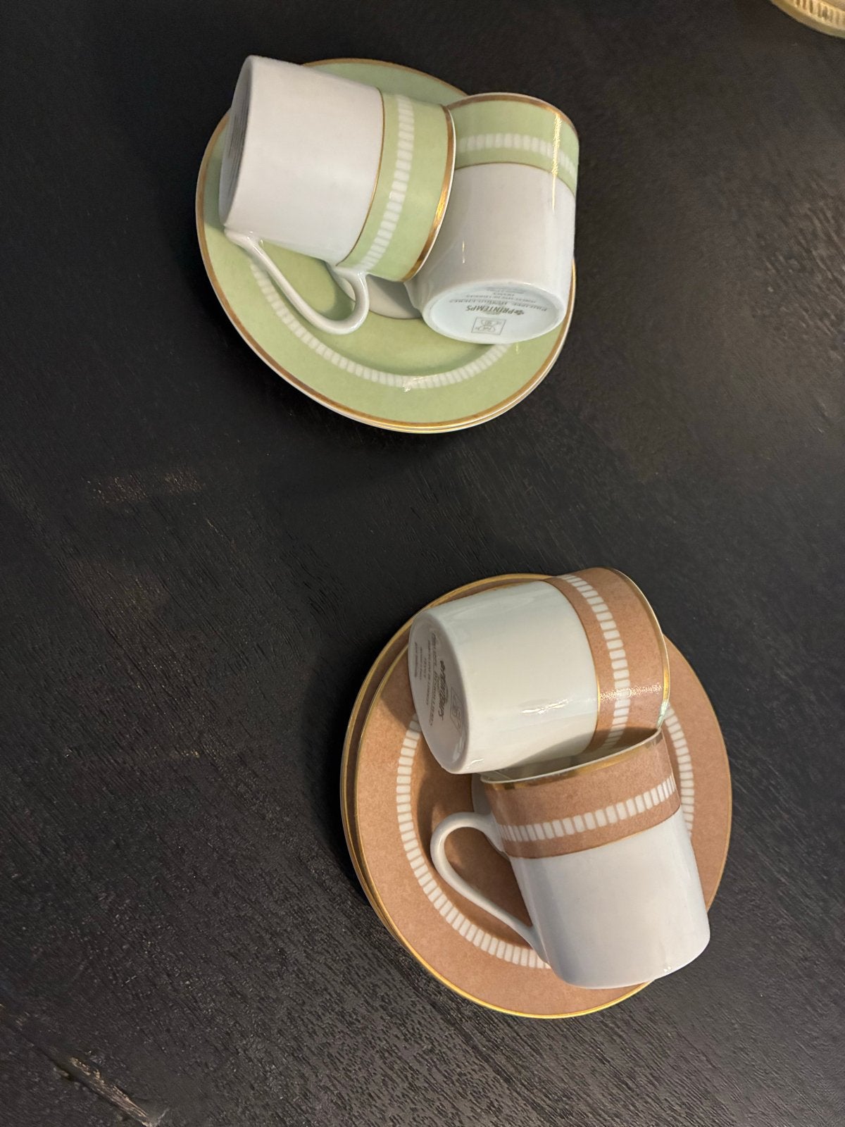 Philippe Deshoulieres Printemps koffiekopjes en schotels, Ophalen of Verzenden