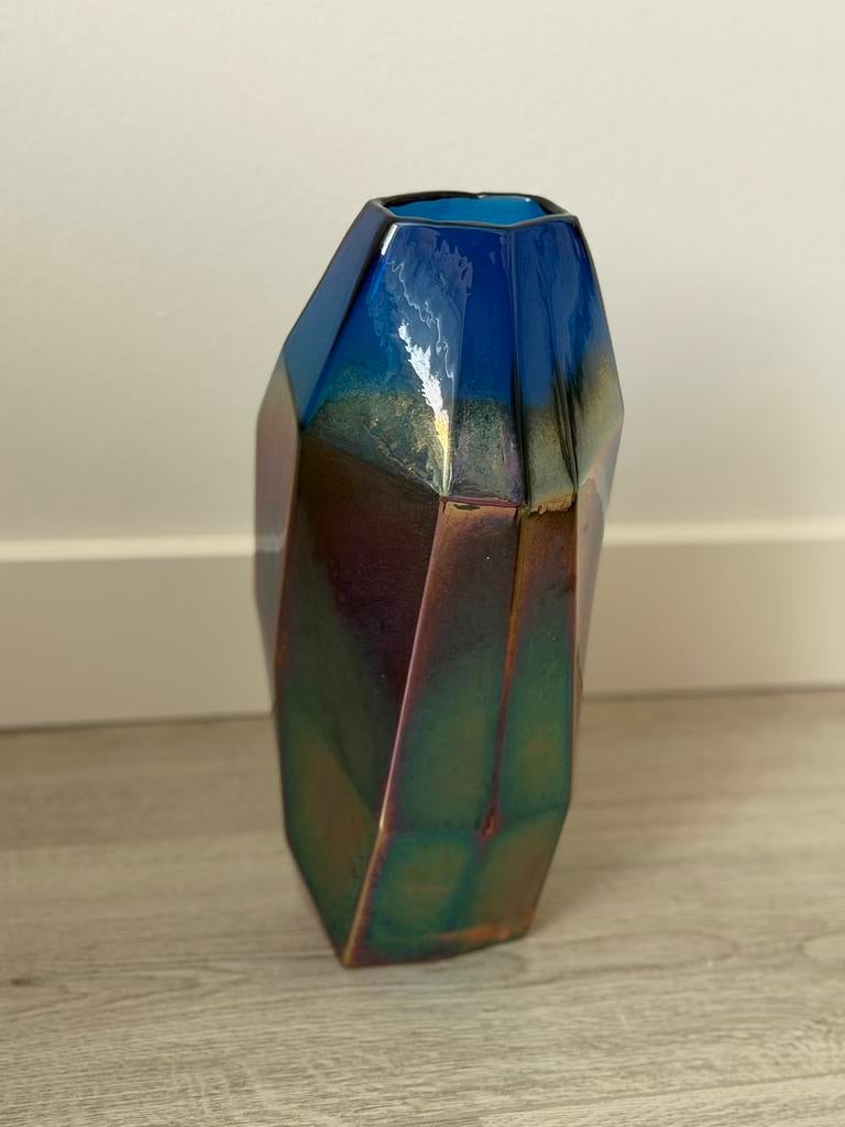 Polspotten Graphic Luster vaas M, Huis en Inrichting, Ophalen, Overige kleuren, Minder dan 50 cm, Glas