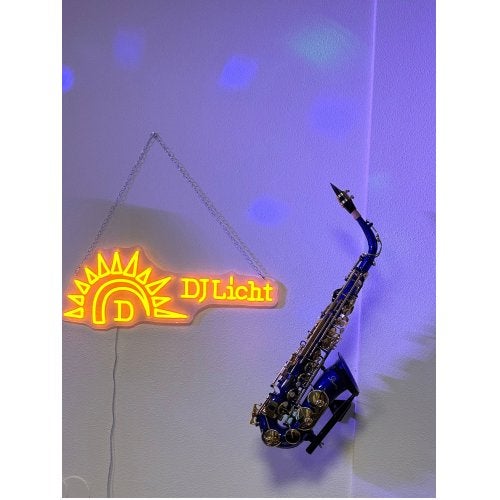 DIMAVERY SP-30 Eb Alto Saxophone, blue Altsaxofoon, ., Saxofoon, Nieuw, Ophalen of Verzenden