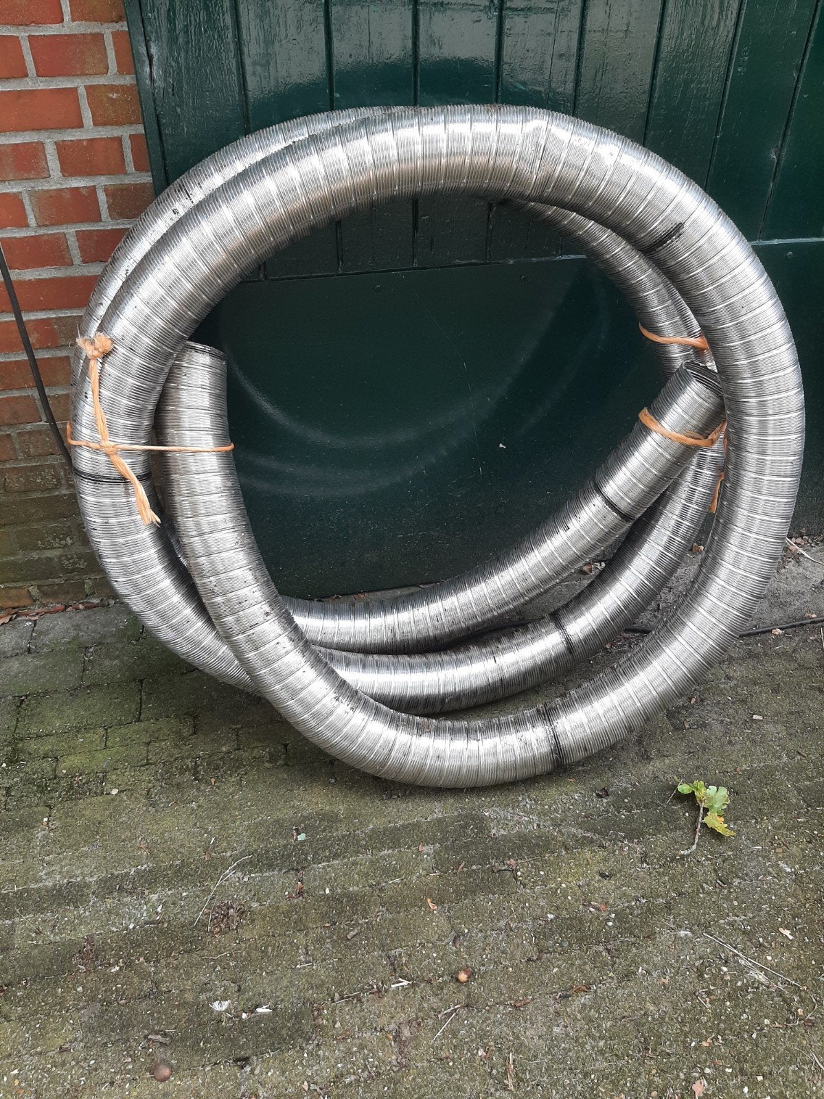 Flexibele buis RVS 100mm, Ophalen, Rvs, 6 meter of meer, 80 mm of meer