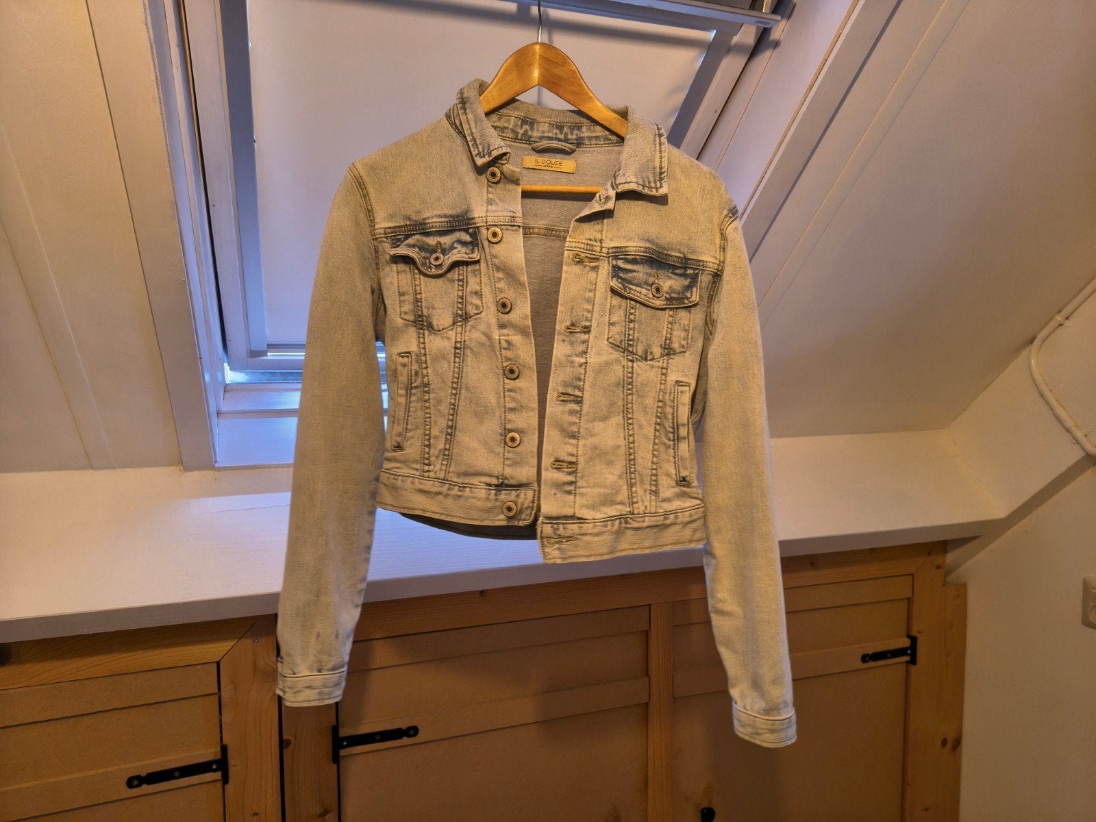 IL DOLCE Jeans spijkerjasje maat XS, IL DOLCE Jeans, Blauw, Ophalen of Verzenden, Zo goed als nieuw