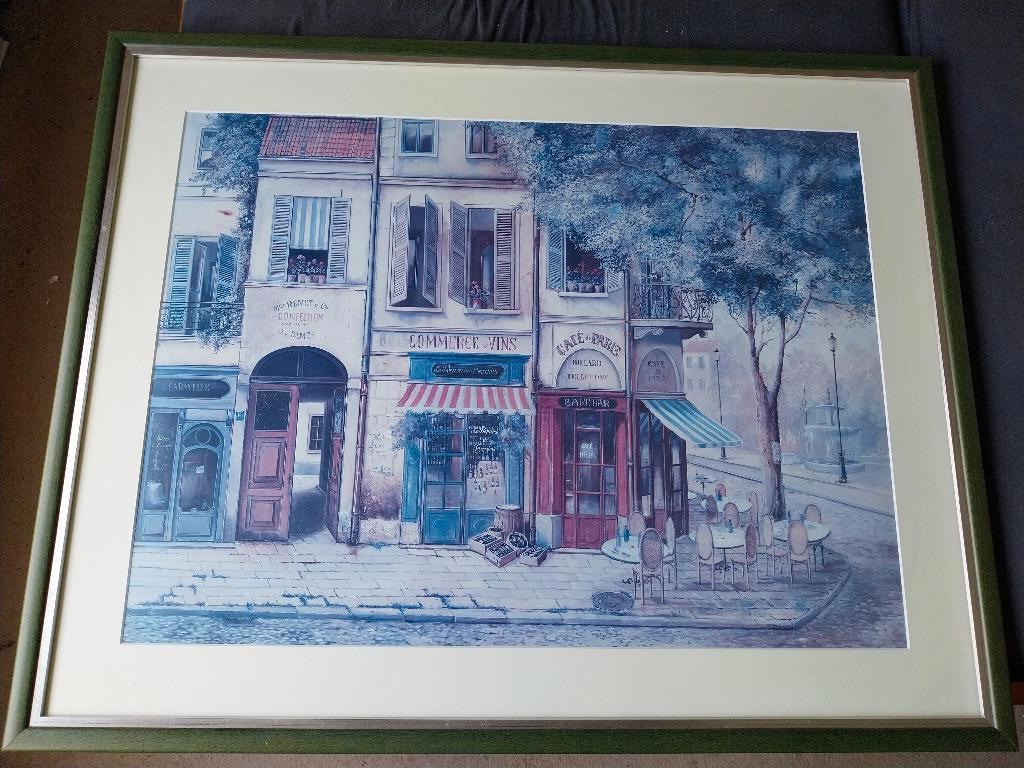 Fabrice de Villeneuve - Café de Paris, Antiek en Kunst, Ophalen